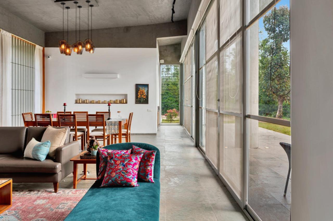 Saffronstays Cafella- A 3-Bdr Elliptical-Roof Villa In Chikmagalur Mudigere Buitenkant foto